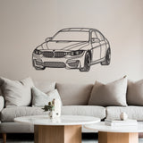 F80 Perspective Metal Car Wall Art - NC1126