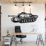 Challenger I Metal Tank Wall Art - NCP0641