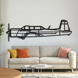 CJ6 Metal Aircraft Wall Art - NCP0539