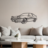 Corolla AE86 Perspective Metal Car Wall Art - NC1124