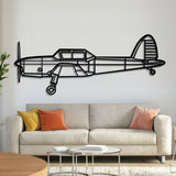 DHC-1 Chipmunk Metal Aircraft Wall Art - NCP0548