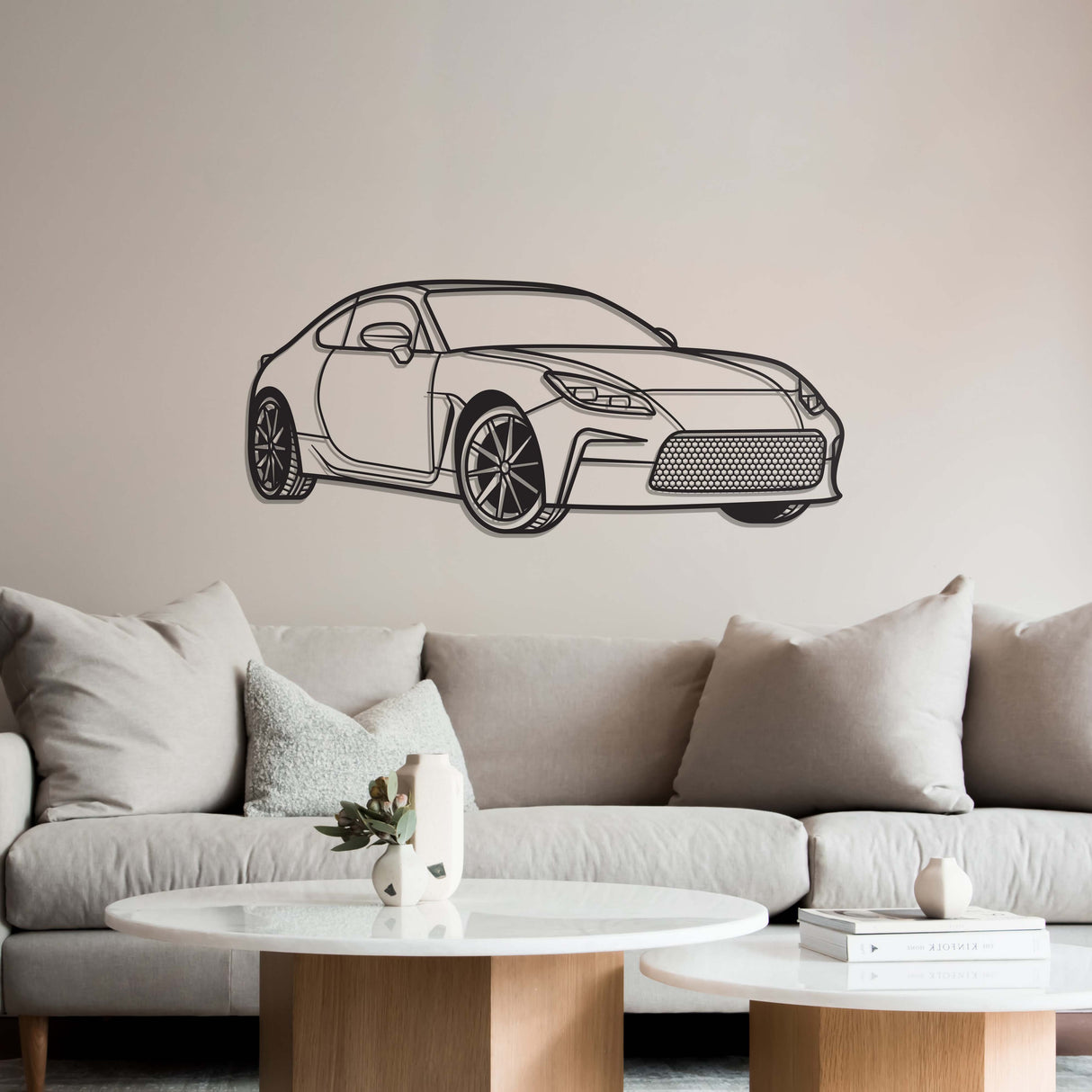 2022 GR86 Perspective Metal Car Wall Art - NC1222