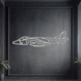 Harrier GR7 Metal Neon Aircraft Wall Art - NCN0049