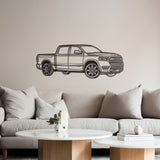 2025 1500 Charger Perspective Metal Car Wall Art - NC1208