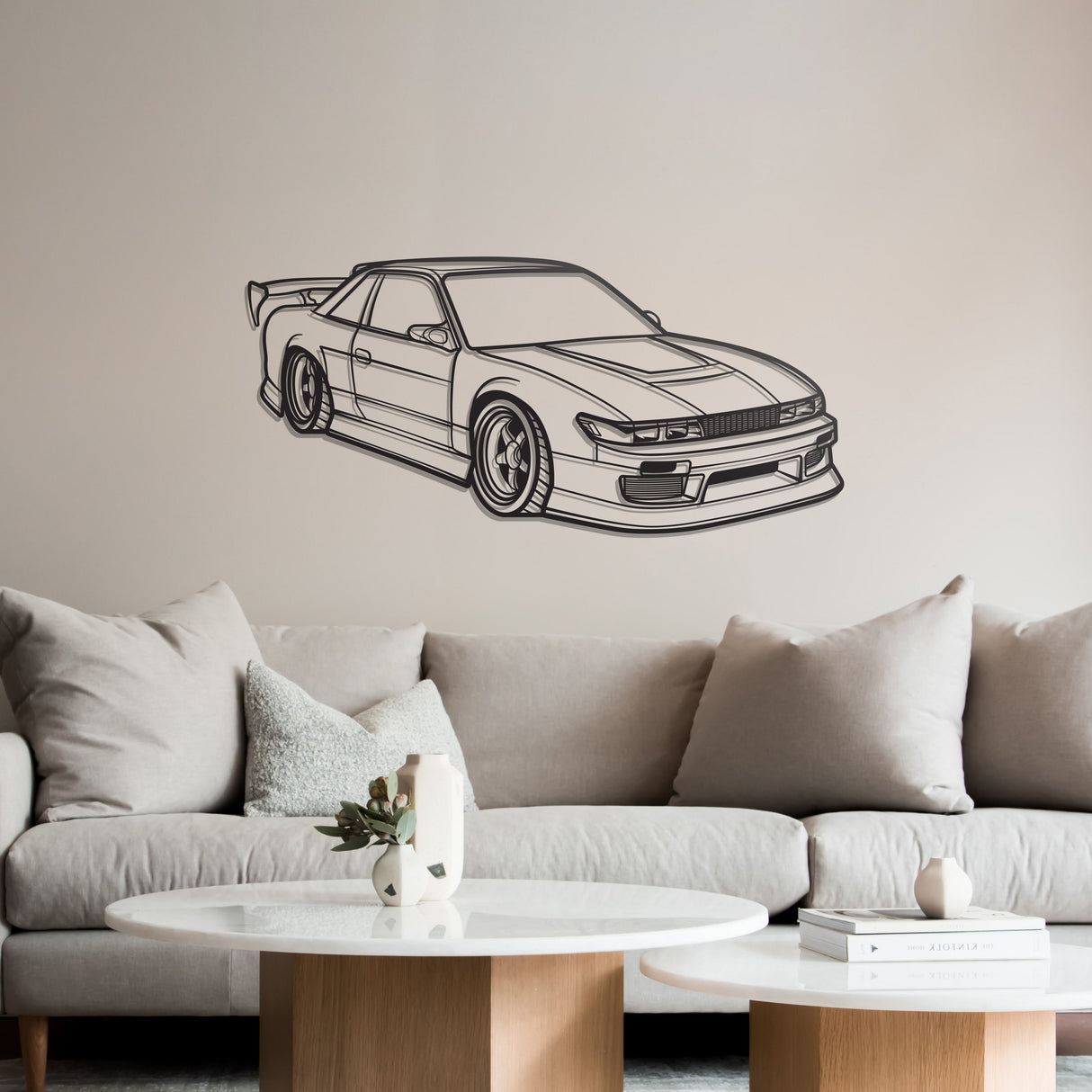 240SX Perspective Metal Car Wall Art - NC1132