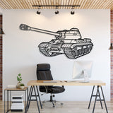 IS-2 Metal Tank Wall Art - NCP0635