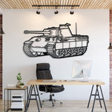 Panther Metal Tank Wall Art - NCP0636