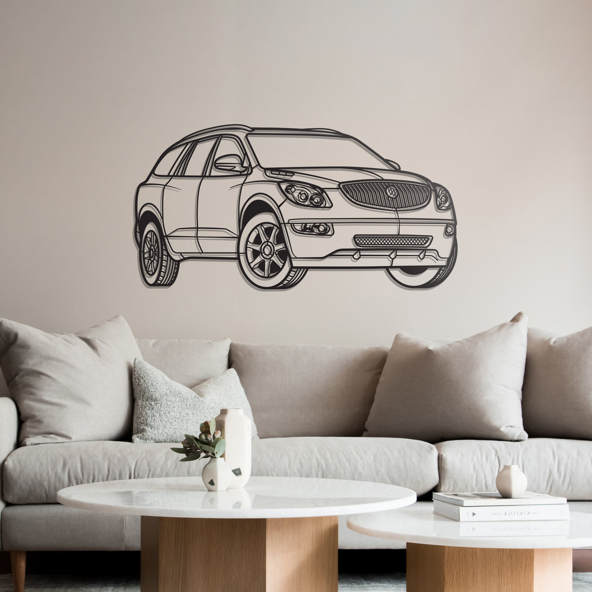 Enclave Perspective Metal Car Wall Art - NC1209