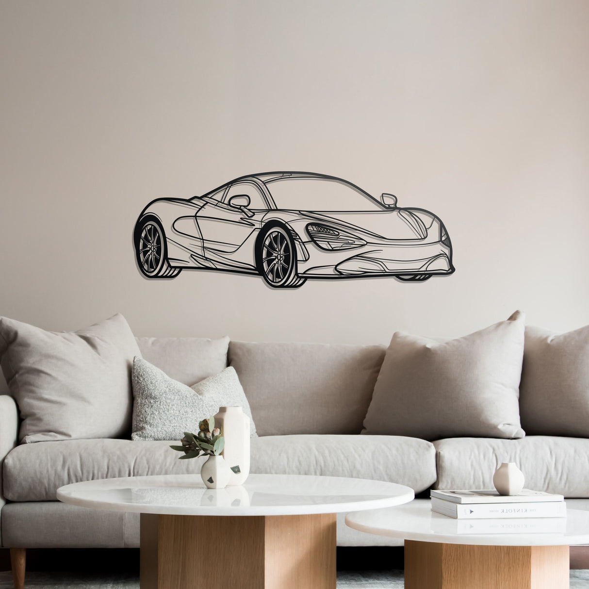 720S Perspective Metal Car Wall Art - NC1129