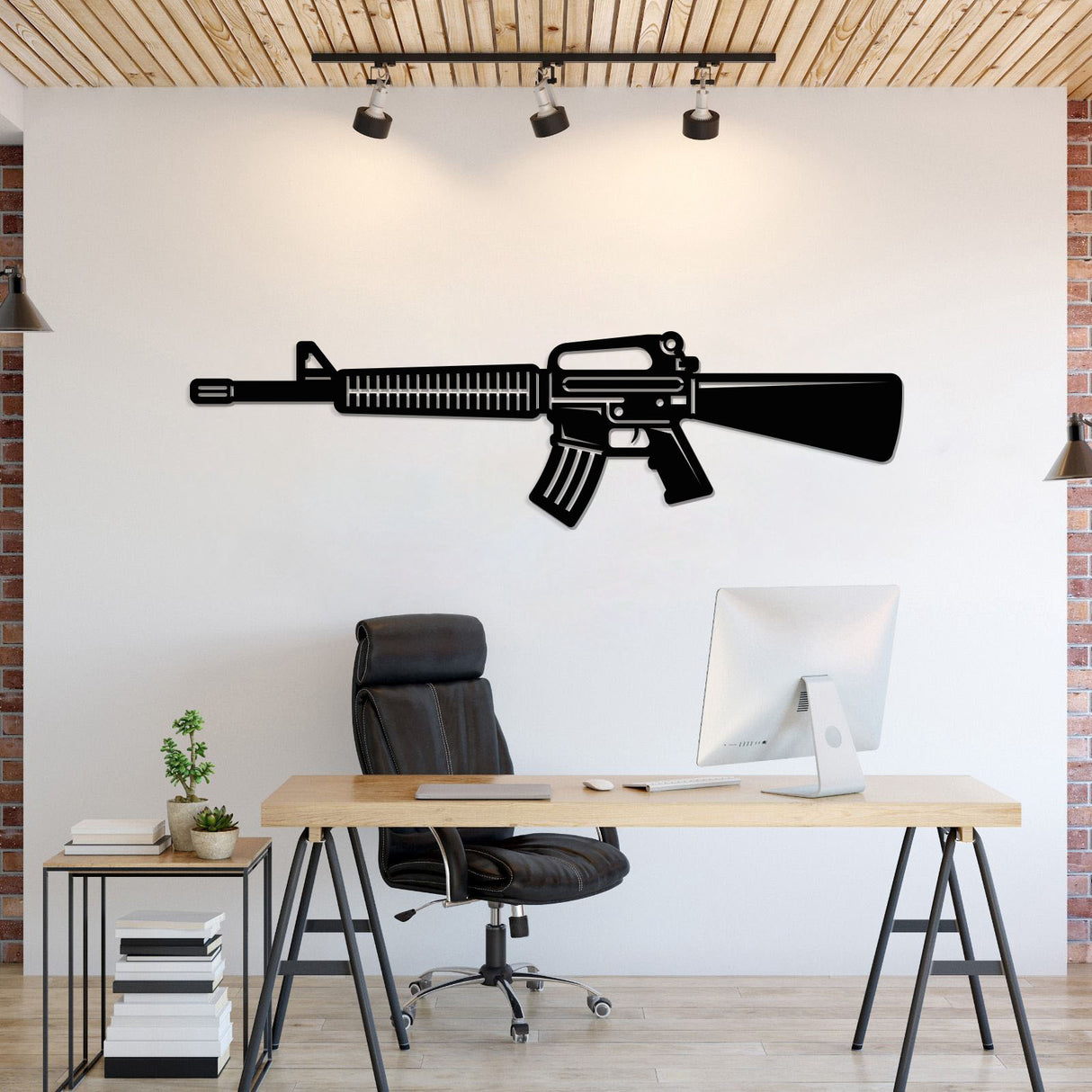 M4A1 Metal Weapon Wall Art - NCP0677