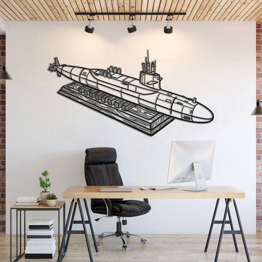 Uss George Washington Metal Submarine Wall Art - NCP0665