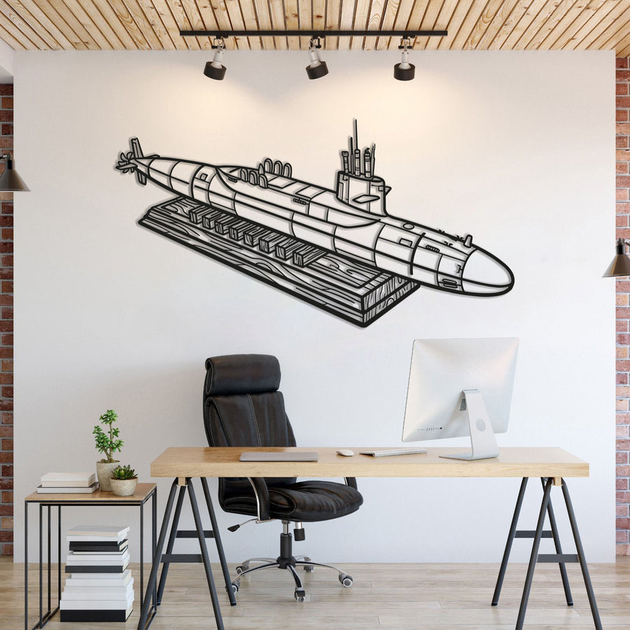 Uss George Washington Metal Submarine Wall Art - NCP0665