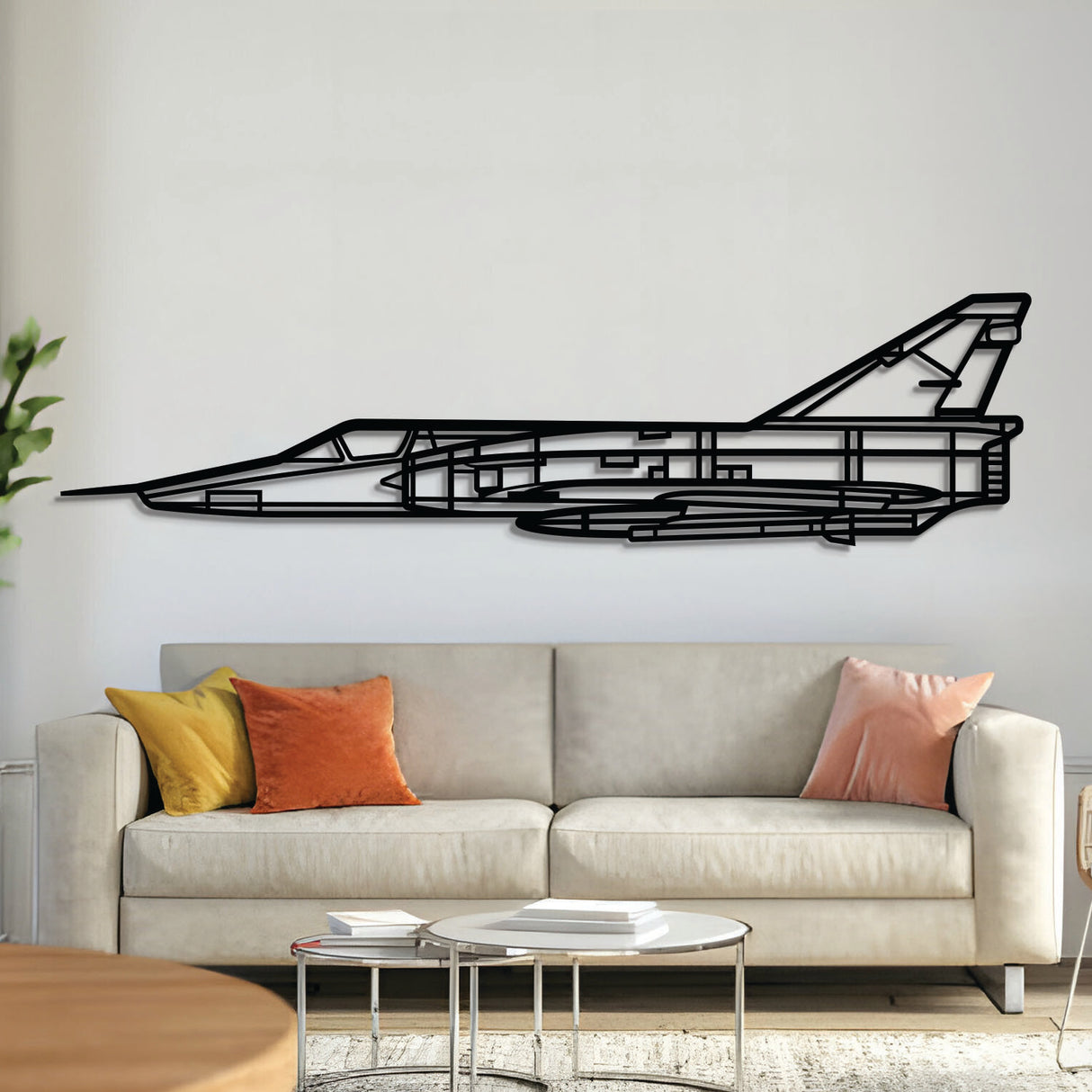 Mirage III Metal Aircraft Wall Art - NCP0586