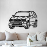 2002 X5 Perspective Metal Car Wall Art - NC1239