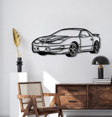 2002 Transam WS6 Perspective Metal Car Wall Art - NC1285