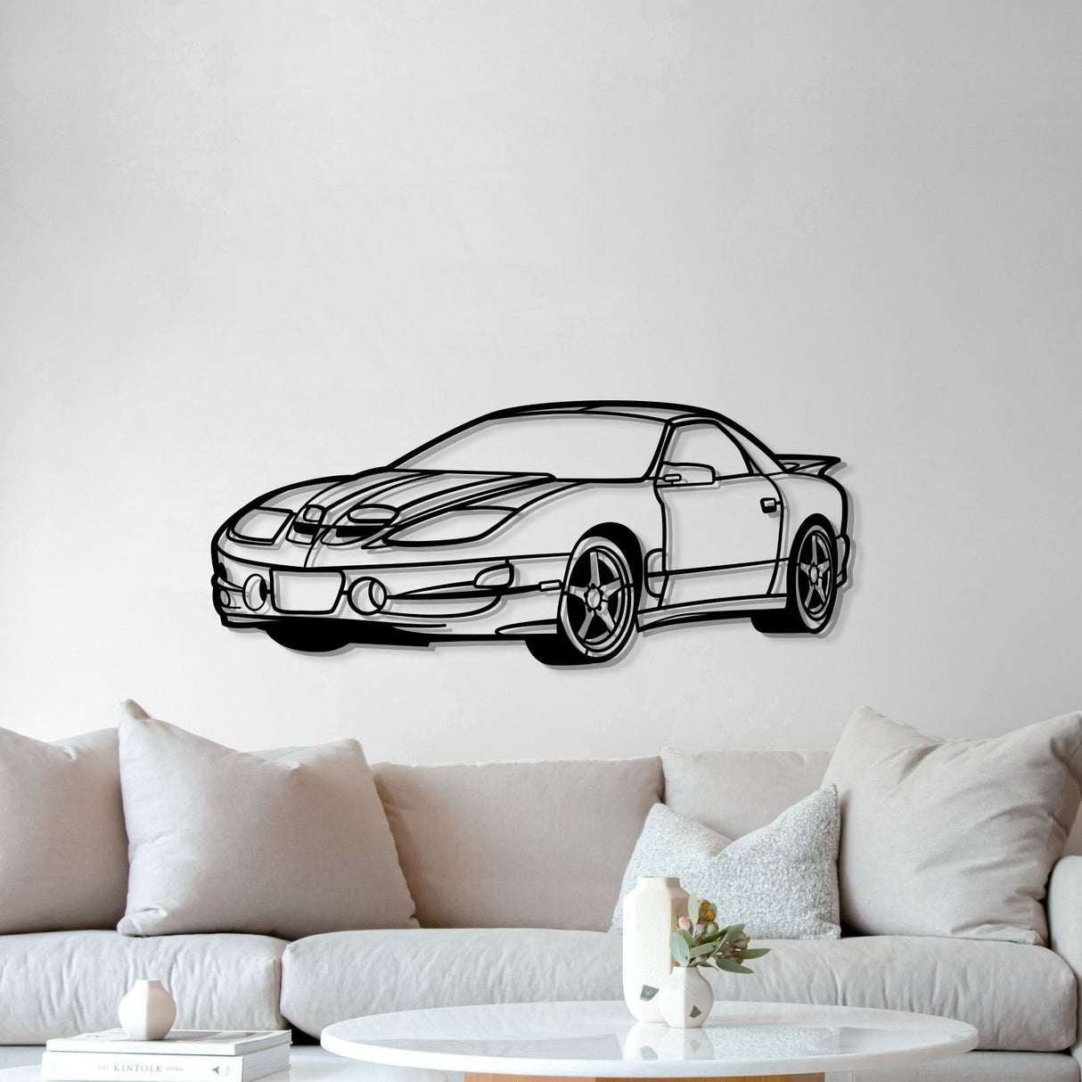 2002 Transam WS6 Perspective Metal Car Wall Art - NC1285