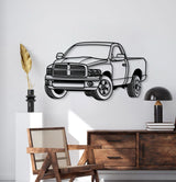 2003 Ram Perspective Metal Car Wall Art - NC1260