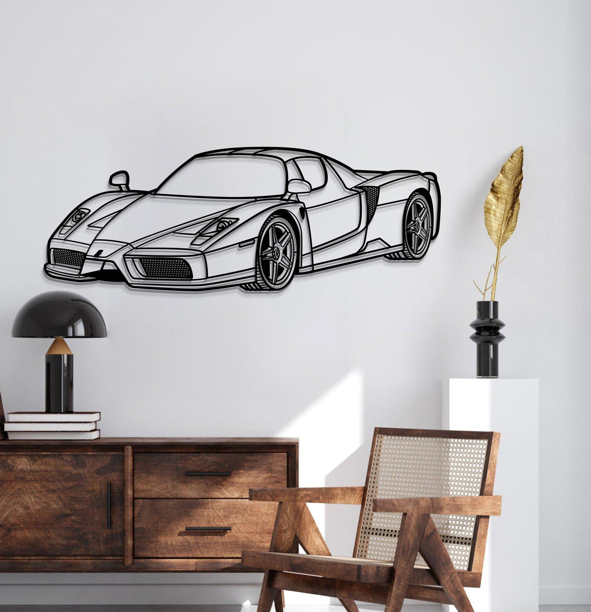 2004 Enzo Perspective Metal Car Wall Art - NC1154