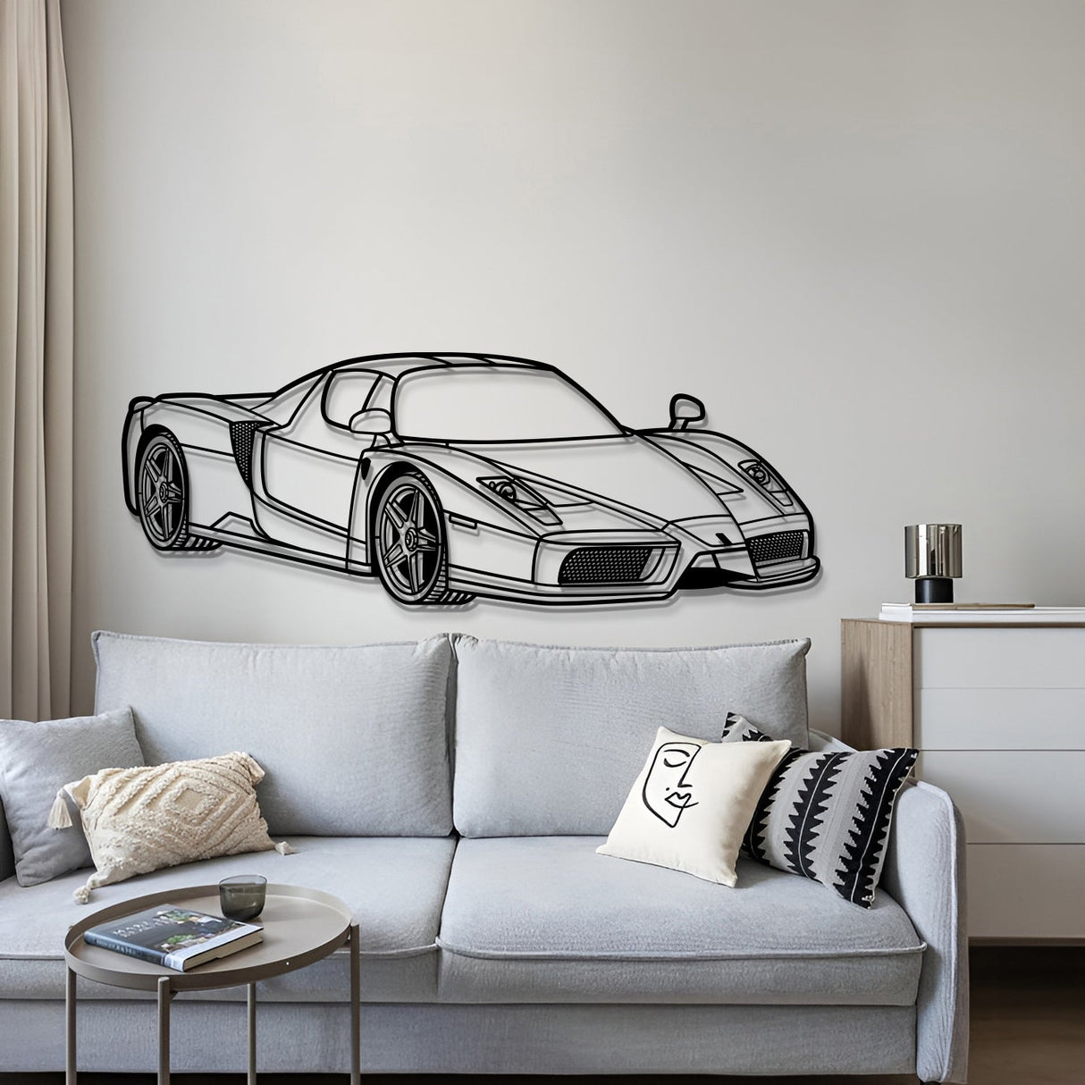 2004 Enzo Perspective Metal Car Wall Art - NC1154