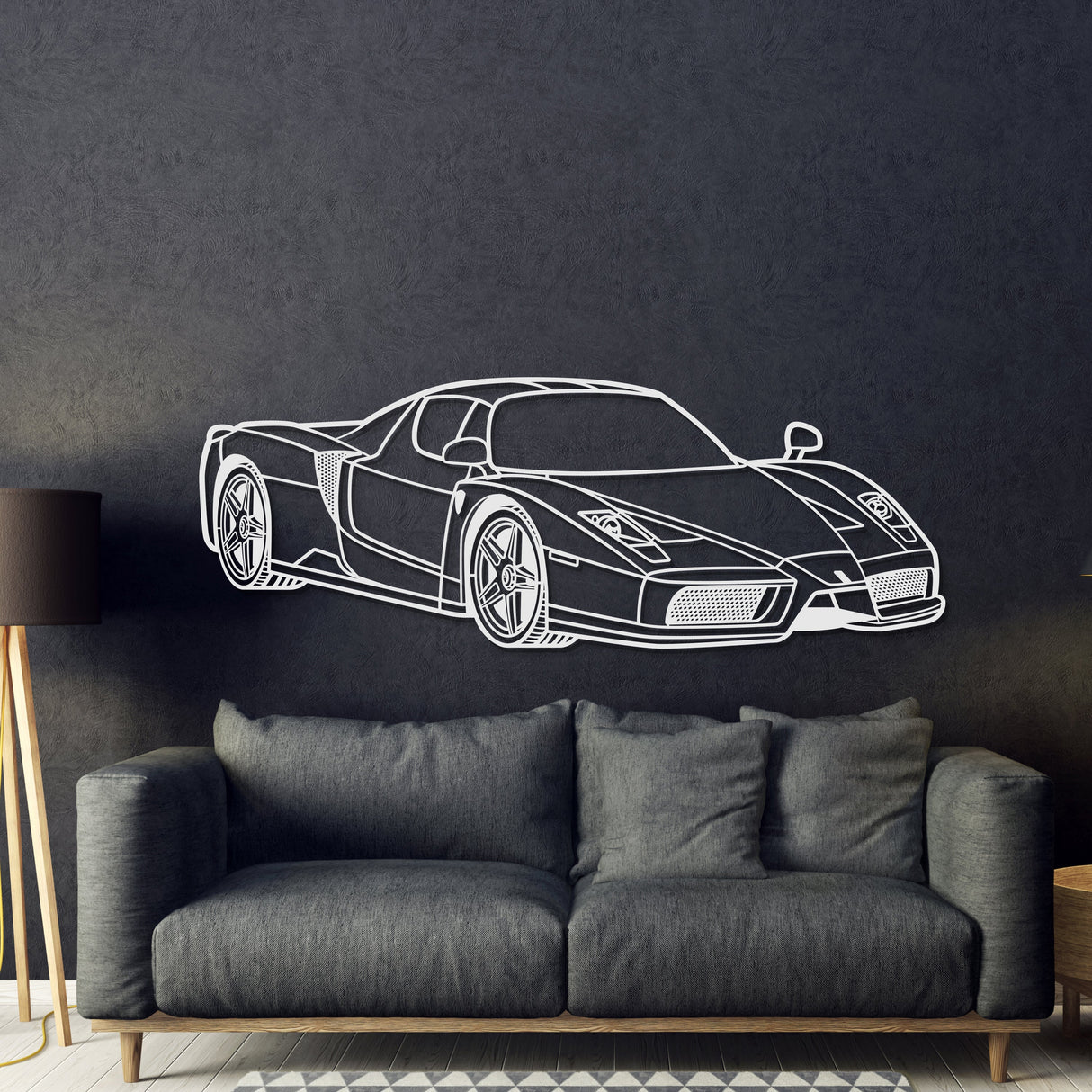 2004 Enzo Perspective Metal Car Wall Art - NC1154