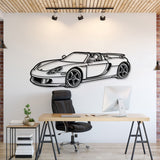 2004 Carrera GT Perspective Metal Car Wall Art - NC1188