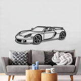 2004 Carrera GT Perspective Metal Car Wall Art - NC1188