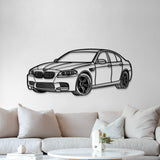 2012 F10 M5 Perspective Metal Car Wall Art - NC1142