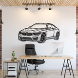 2014 F82 M4 Perspective Metal Car Wall Art - NC1143