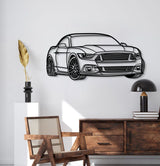 2015 Mustang GT Perspective Metal Car Wall Art - NC1268