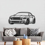 2015 Mustang GT Perspective Metal Car Wall Art - NC1268