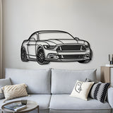 2015 Mustang GT Perspective Metal Car Wall Art - NC1268