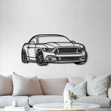 2015 Mustang GT Perspective Metal Car Wall Art - NC1268