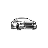 2015 Mustang GT Perspective Metal Car Wall Art - NC1268