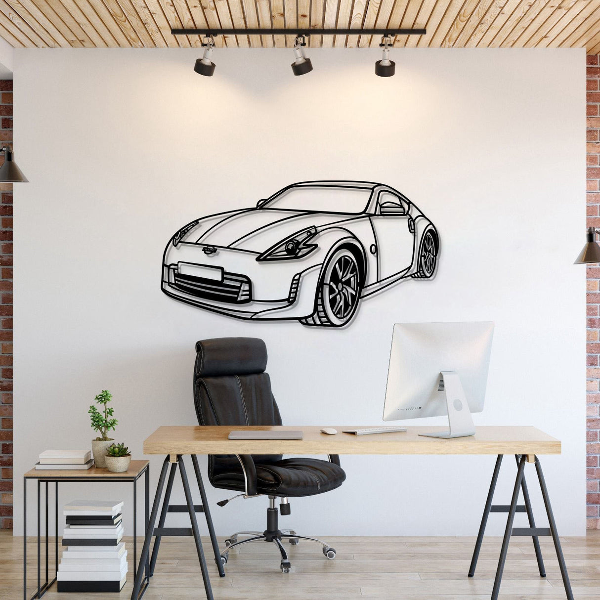 2015 370z Perspective Metal Car Wall Art - NC1181