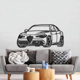 Guılıa Quadrıfoglıo Perspective Metal Car Wall Art - NC1237