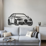 Guılıa Quadrıfoglıo Perspective Metal Car Wall Art - NC1237