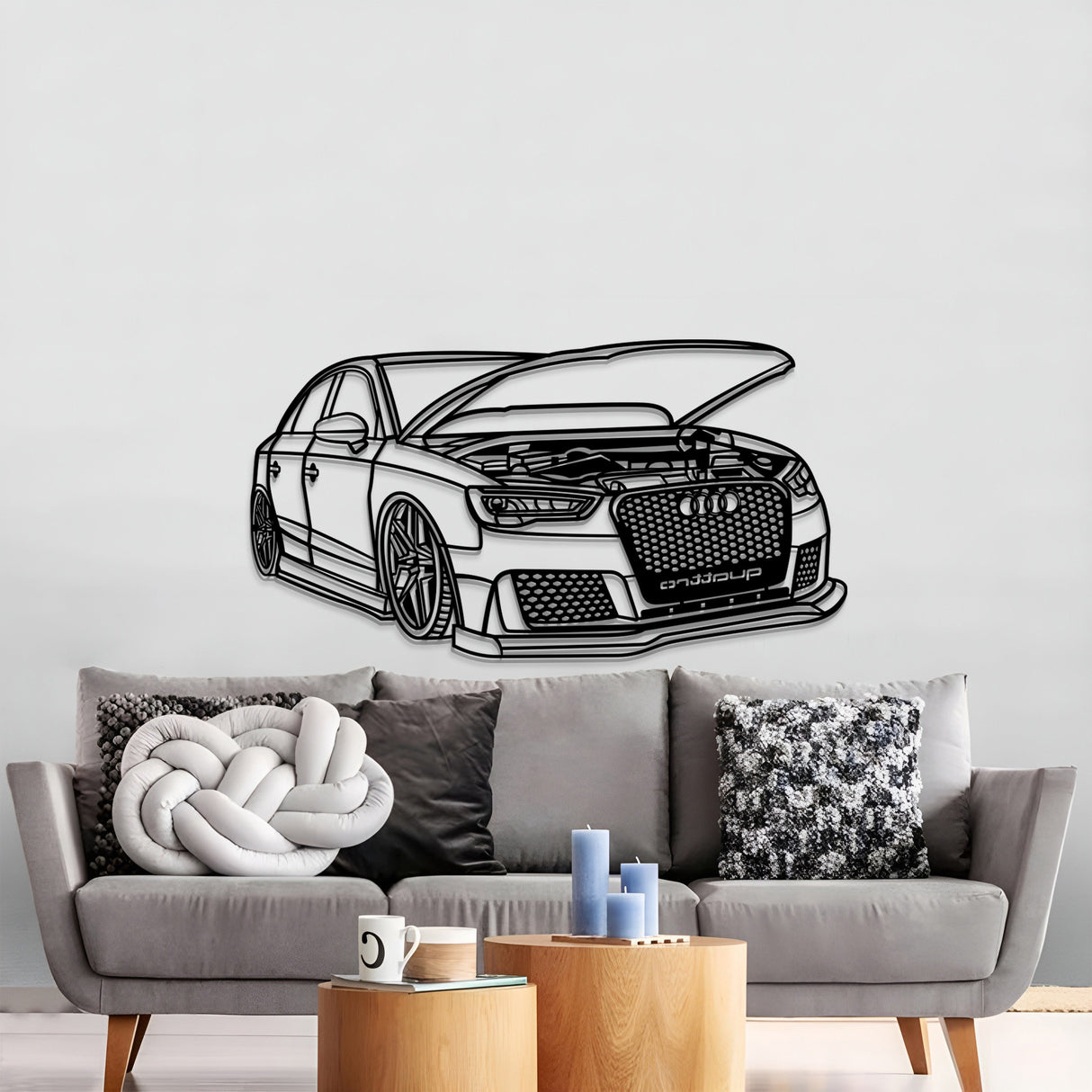 2016 S3 Perspective Metal Car Wall Art - NC1138