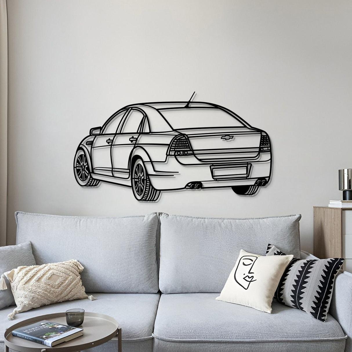 2016 Caprice Perspective Metal Car Wall Art - NC1152