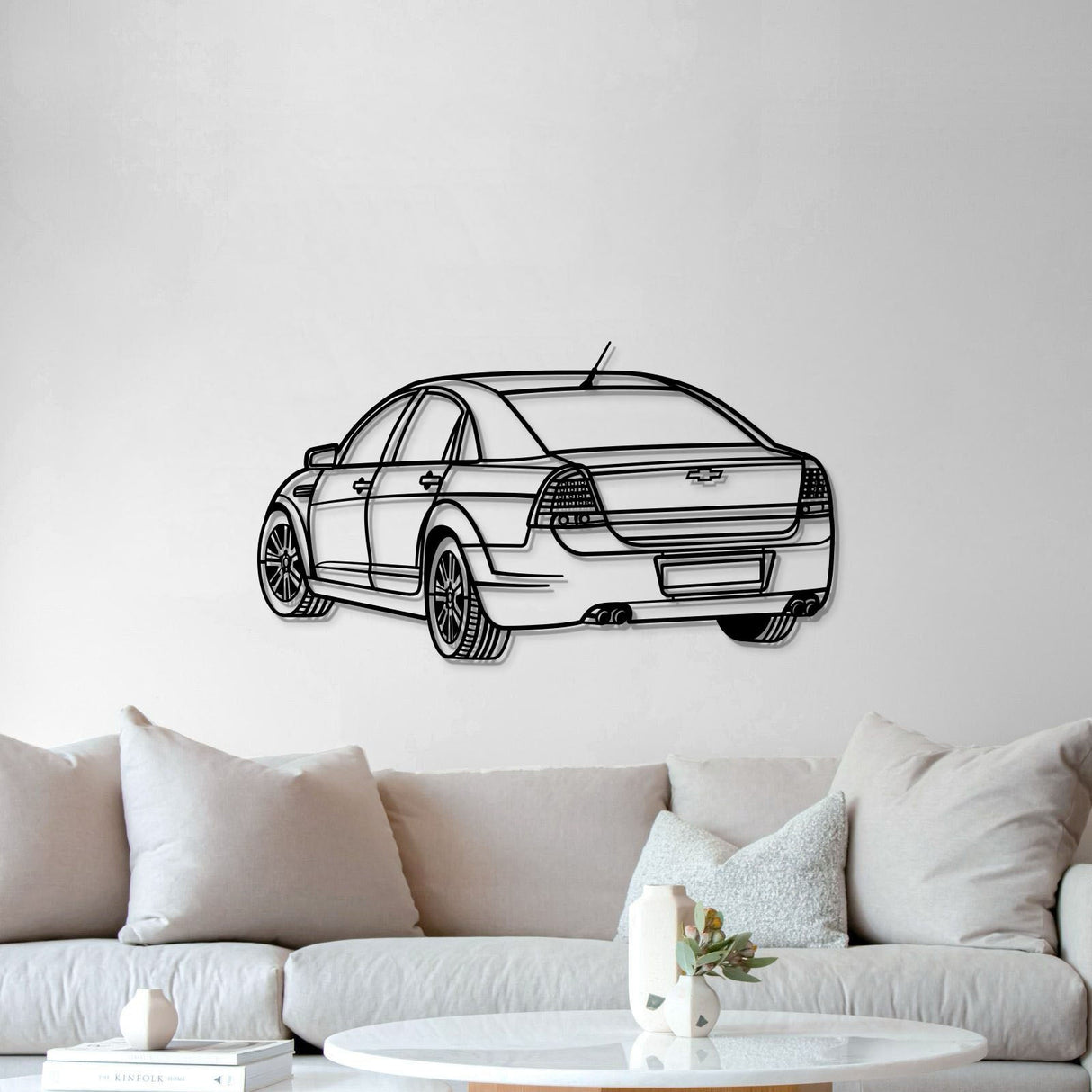 2016 Caprice Perspective Metal Car Wall Art - NC1152