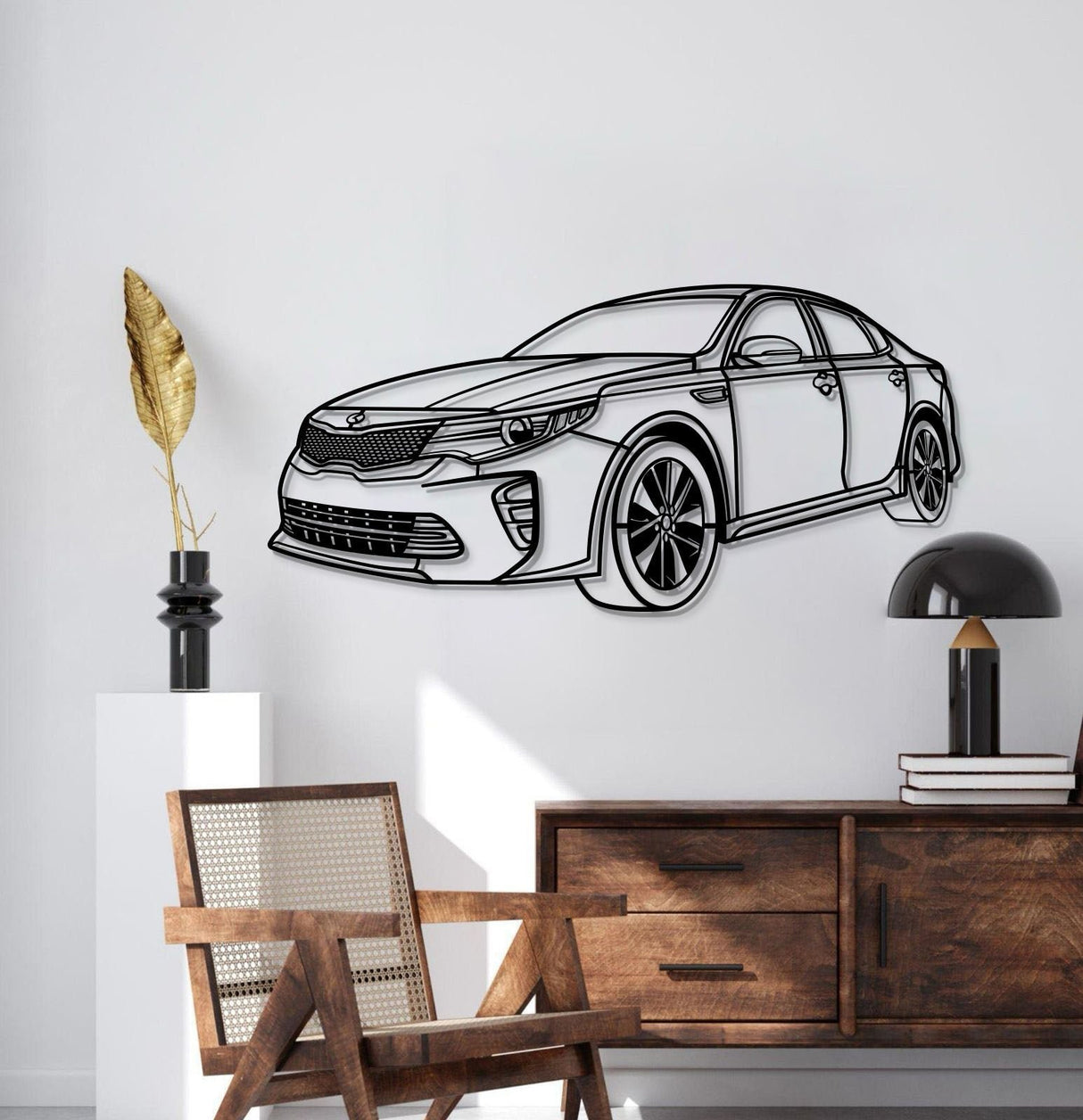 2016 Optima Perspective Metal Car Wall Art - NC1165