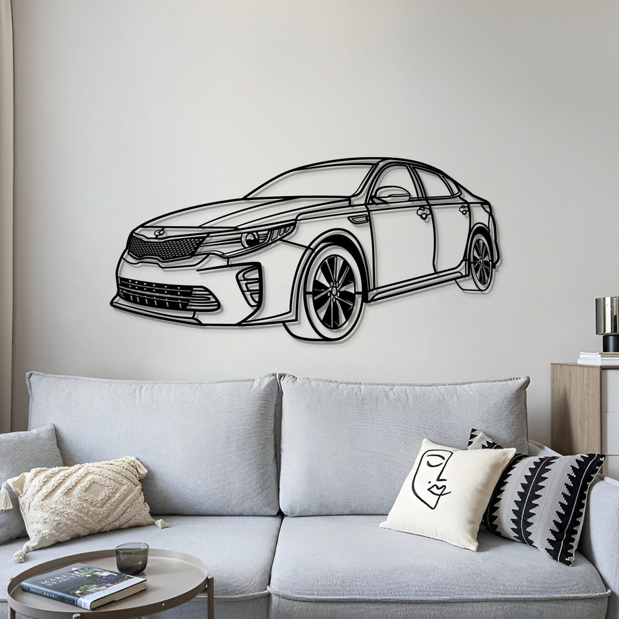 2016 Optima Perspective Metal Car Wall Art - NC1165