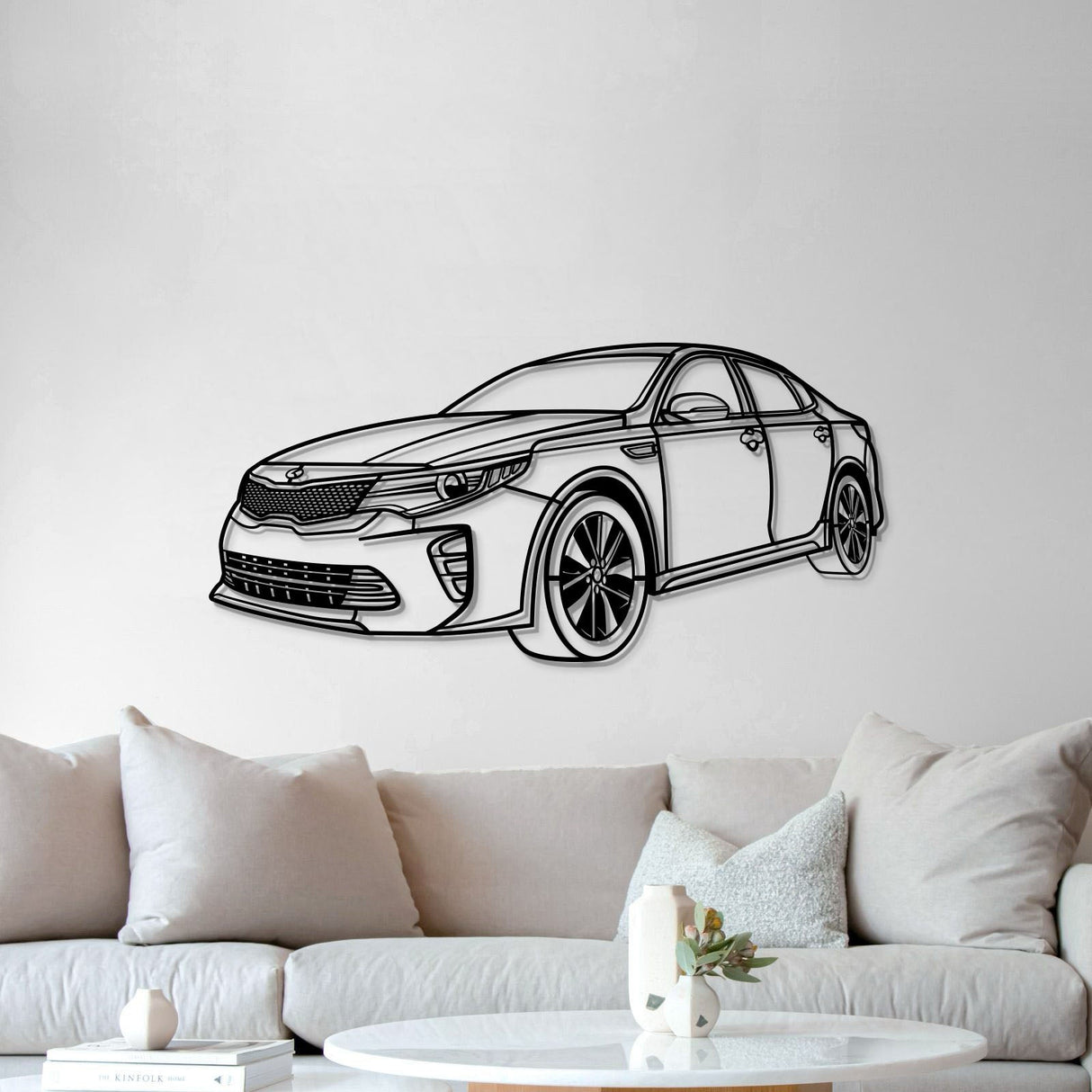 2016 Optima Perspective Metal Car Wall Art - NC1165