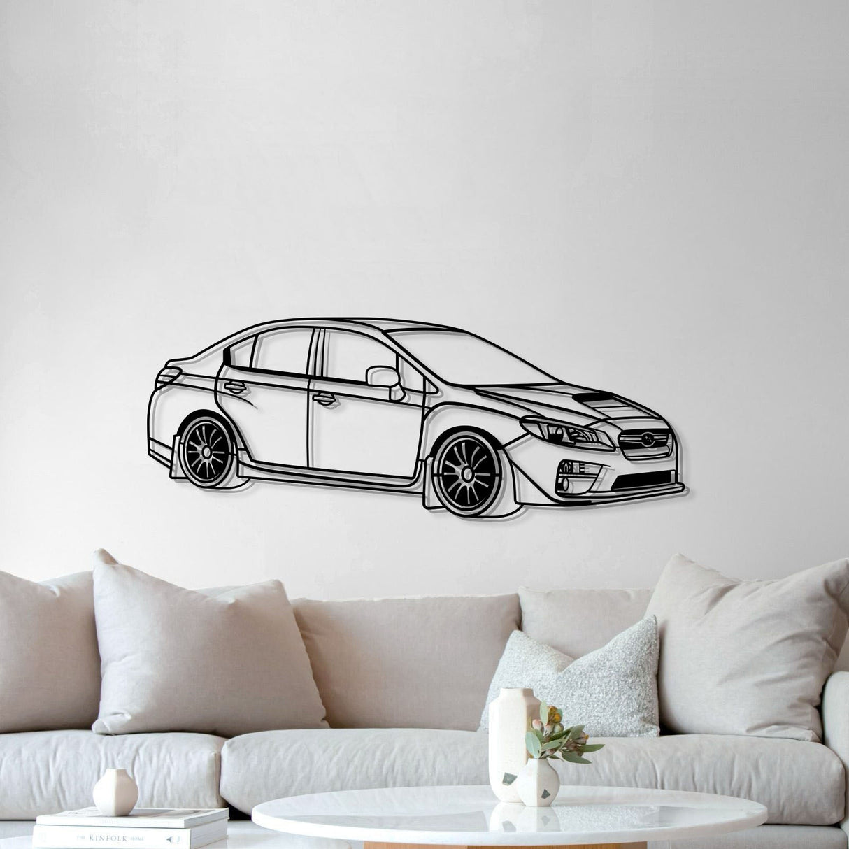 2017 Impreza WRX STI Perspective Metal Car Wall Art - NC1289