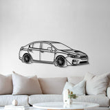 2017 Impreza WRX STI Perspective Metal Car Wall Art - NC1289