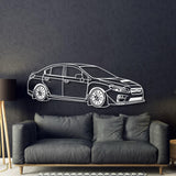 2017 Impreza WRX STI Perspective Metal Car Wall Art - NC1289