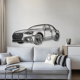 2019 A4 Perspective Metal Car Wall Art - NC1238