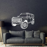 2021 Bronco Perspective Metal Car Wall Art - NC1161