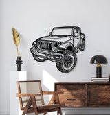 2021 Gladiator Perspective Metal Car Wall Art - NC1279