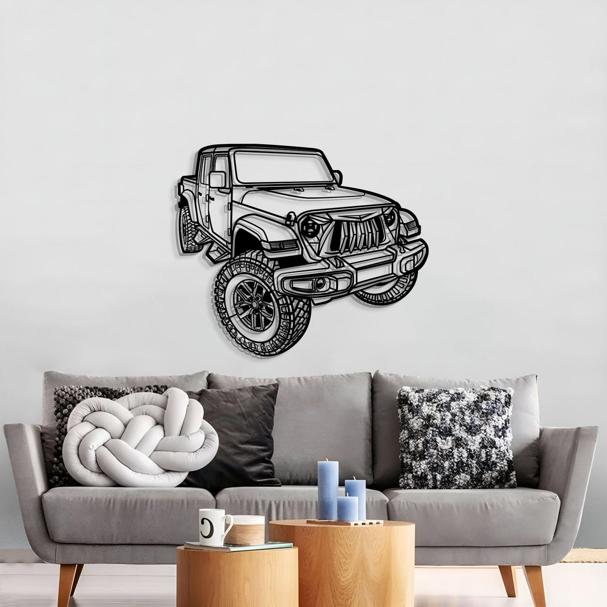 2021 Gladiator Perspective Metal Car Wall Art - NC1279