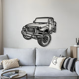 2021 Gladiator Perspective Metal Car Wall Art - NC1279